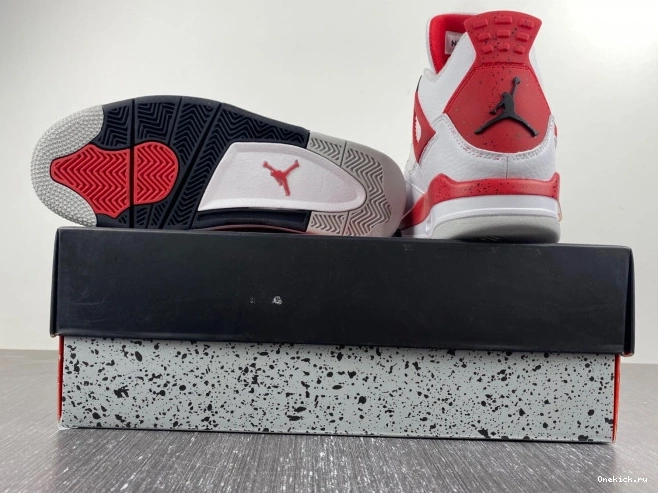 One Kick Cement Red Jordan DH6927-161 Air 4 0818